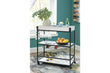 Bayflynn White/Black Bar Cart - A4000393 - Bien Home Furniture & Electronics