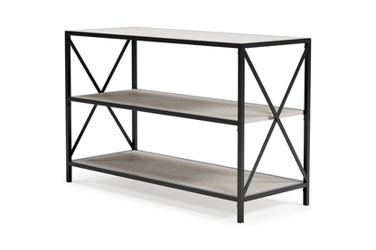 Bayflynn White/Black Bookcase - H288-60 - Bien Home Furniture &amp; Electronics