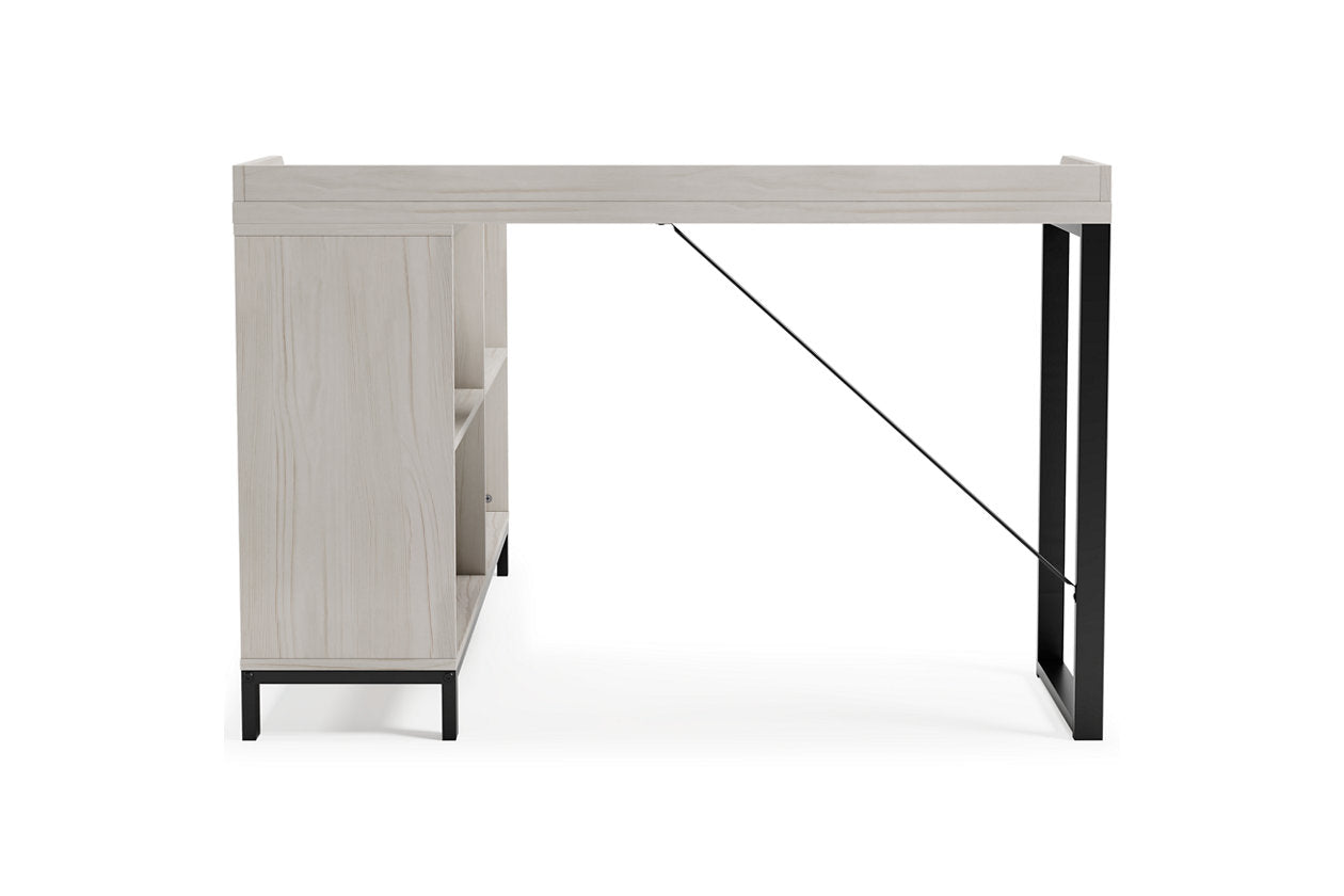 Bayflynn White/Black L-Desk - H288-24 - Bien Home Furniture &amp; Electronics