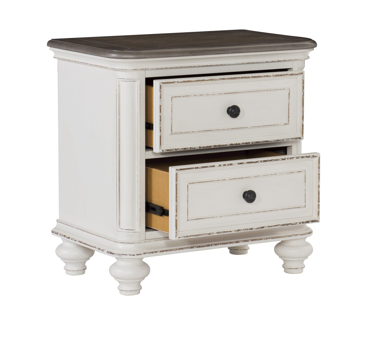 Baylesford Antique White Nightstand - 1624W-4 - Bien Home Furniture &amp; Electronics