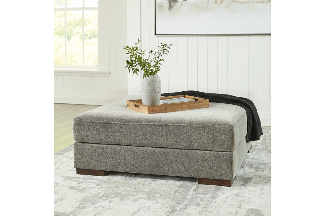 Bayless Smoke Oversized Accent Ottoman - 5230408 - Bien Home Furniture &amp; Electronics