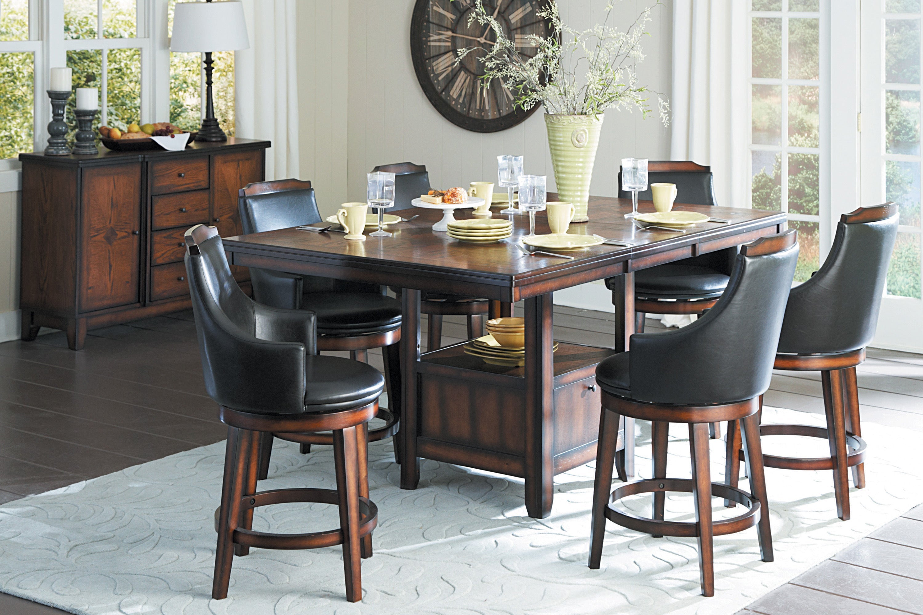 Bayshore Brown Server - 5447-40 - Bien Home Furniture &amp; Electronics