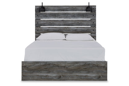 Baystorm Gray Queen Panel Bed - SET | B221-154 | B221-157 | B221-96 - Bien Home Furniture &amp; Electronics