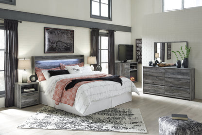 Baystorm Gray Queen Panel Headboard - B221-57 - Bien Home Furniture &amp; Electronics