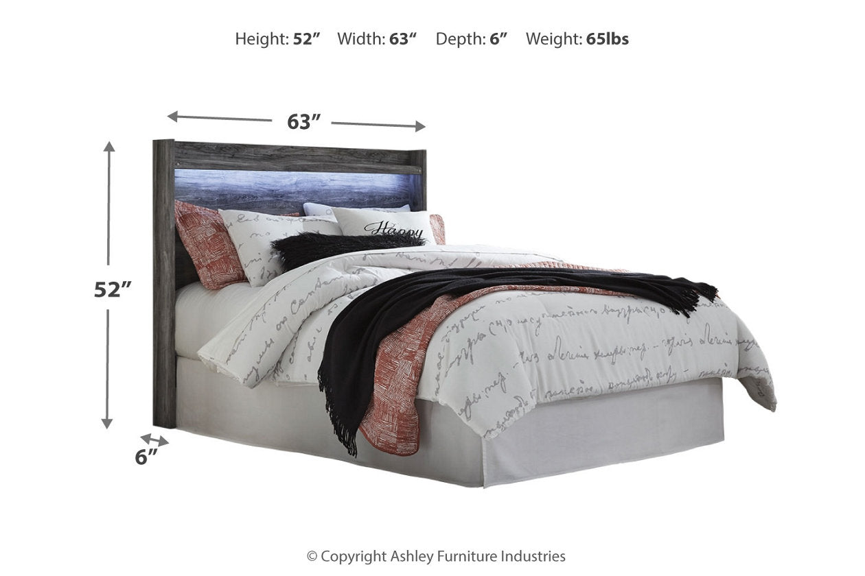 Baystorm Gray Queen Panel Headboard - B221-57 - Bien Home Furniture &amp; Electronics