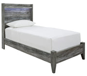 Baystorm Gray Twin LED Panel Bed - SET | B221-52 | B221-53 - Bien Home Furniture & Electronics