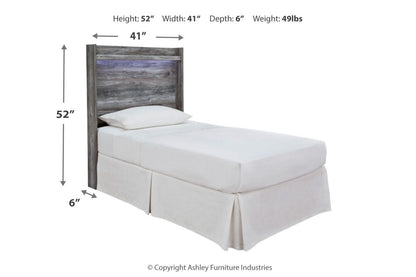 Baystorm Gray Twin Panel Headboard - B221-53 - Bien Home Furniture &amp; Electronics