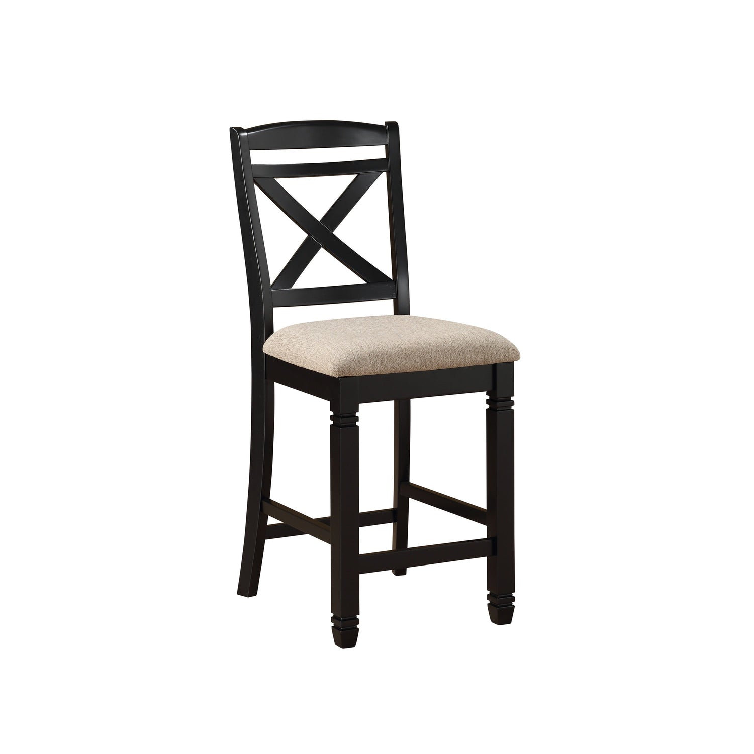 Baywater Black/Brown Counter Chair, Set of 2 - 5705BK-24 - Bien Home Furniture &amp; Electronics