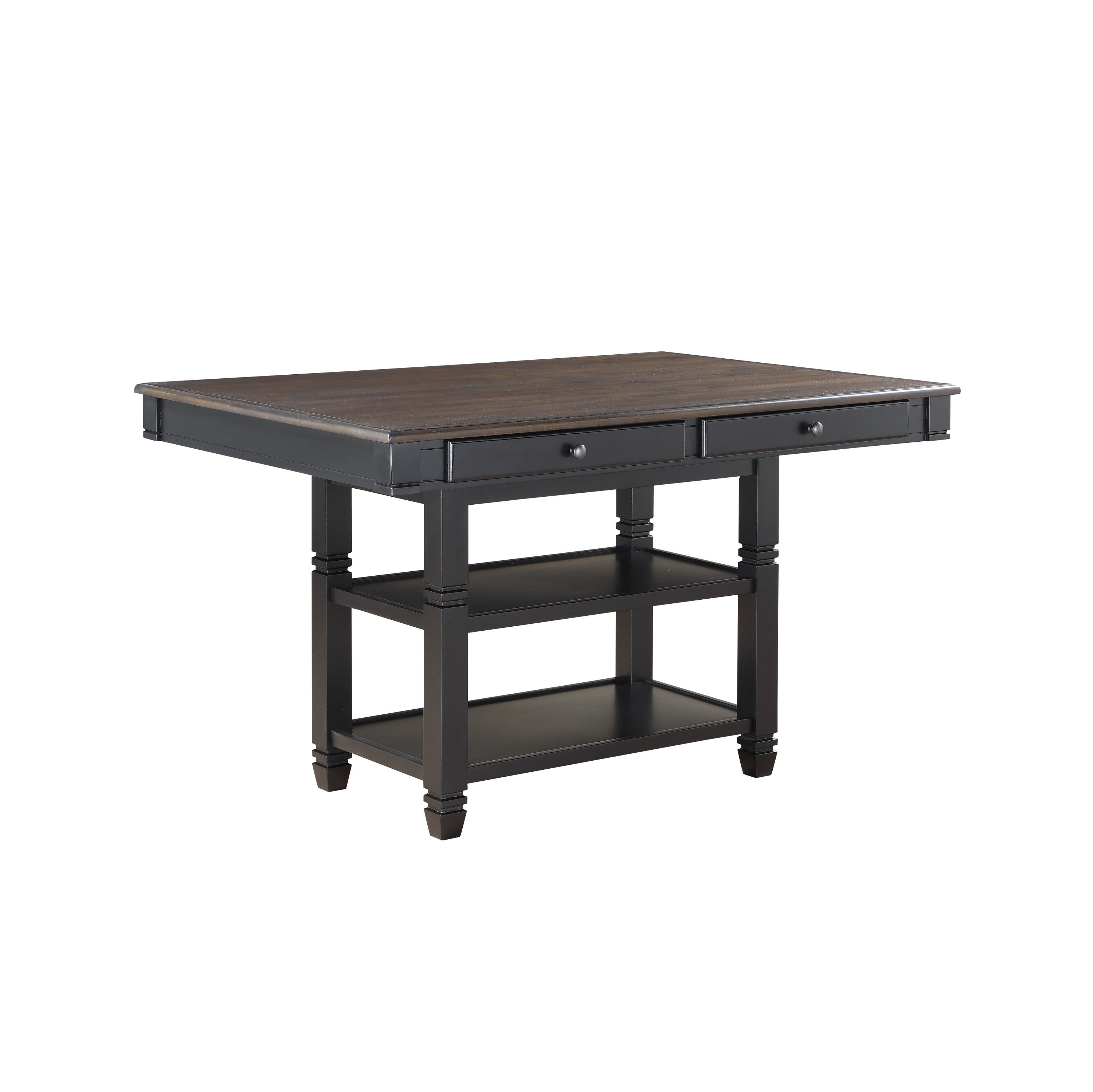 Baywater Black/Brown Counter Height Set - SET | 5705BK-36 | 5705BK-24(3) - Bien Home Furniture &amp; Electronics