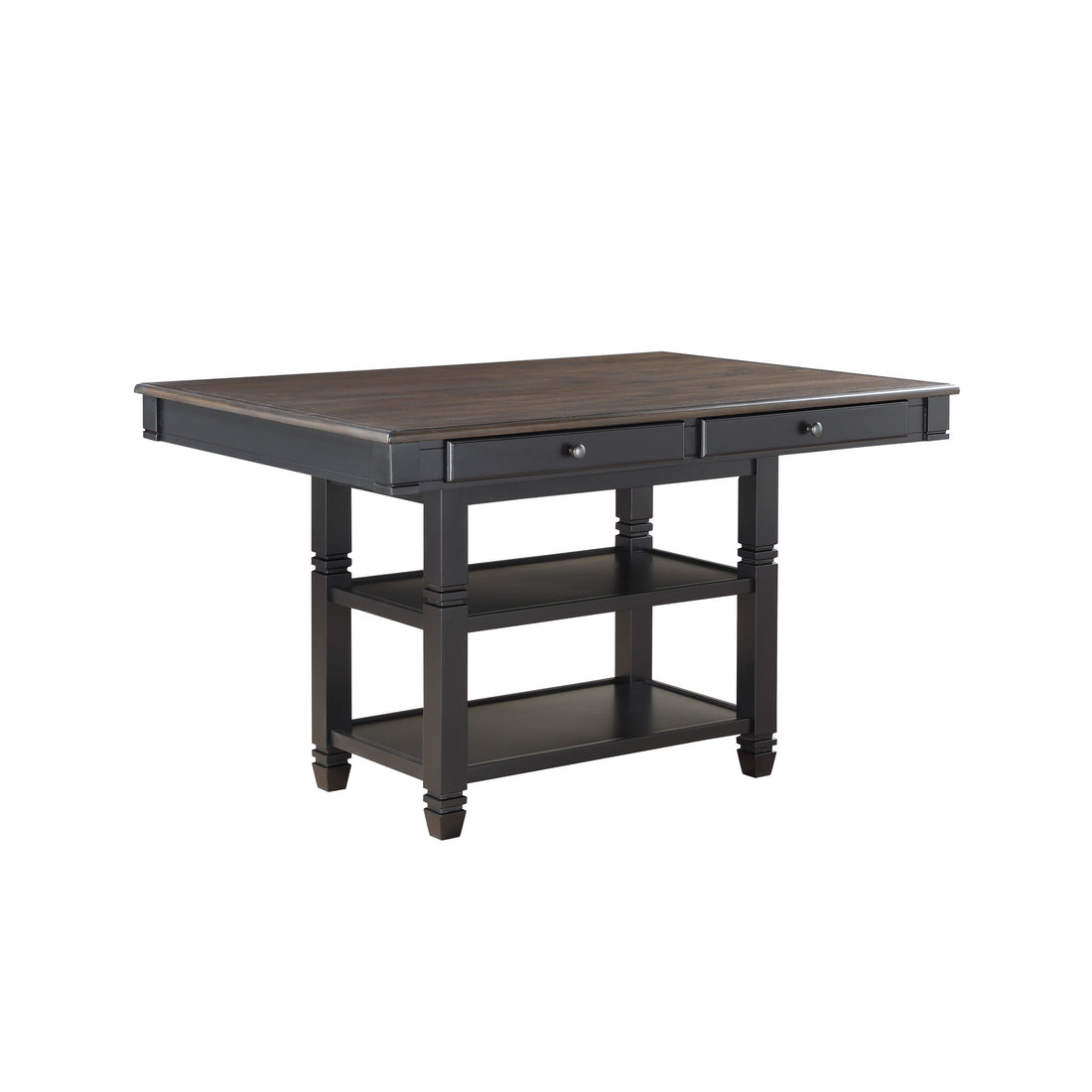Baywater Black/Brown Counter Height Table - 5705BK-36 - Bien Home Furniture & Electronics