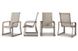 Beach Front Beige Sling Arm Chair, Set of 4 - P323-601A - Bien Home Furniture & Electronics