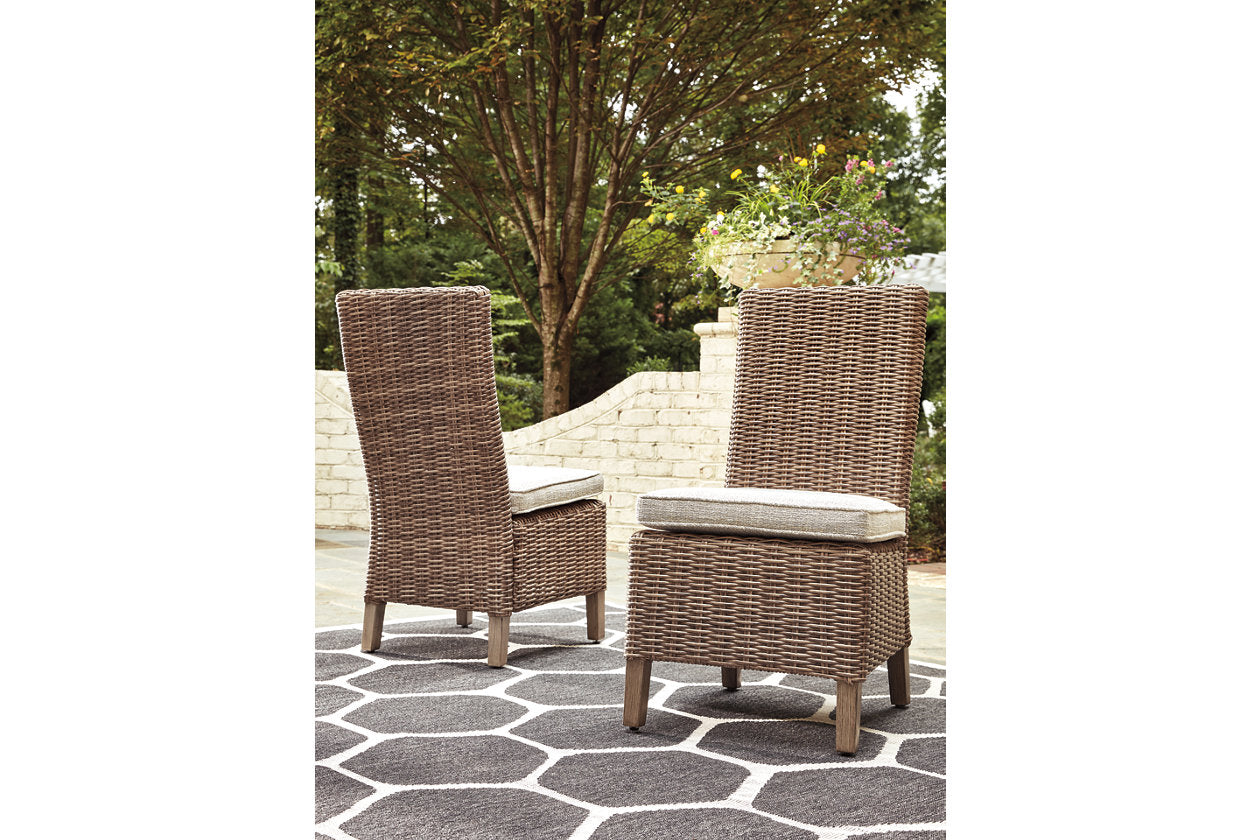 Beachcroft Beige Side Chair with Cushion, Set of 2 - P791-601 - Bien Home Furniture &amp; Electronics