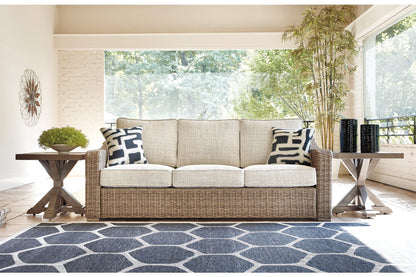 Beachcroft Beige Sofa with Cushion - P791-838 - Bien Home Furniture &amp; Electronics