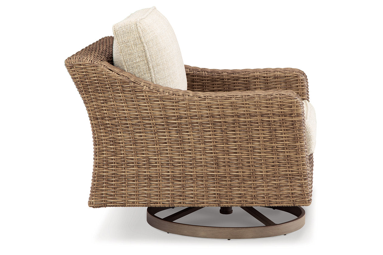 Beachcroft Beige Swivel Lounge Chair - P791-821 - Bien Home Furniture &amp; Electronics