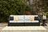 Beachcroft Black/Light Gray 2-Piece Outdoor Loveseat with Cushion - P792-854 - Bien Home Furniture & Electronics