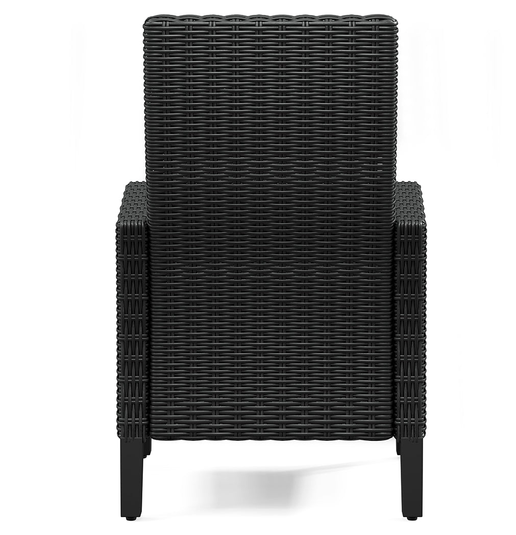 Beachcroft Black/Light Gray Outdoor Arm Chair with Cushion (Set of 2) - P792-601A - Bien Home Furniture &amp; Electronics