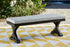 Beachcroft Black/Light Gray Outdoor Bench with Cushion - P792-600 - Bien Home Furniture & Electronics