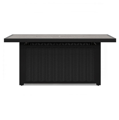 Beachcroft Black/Light Gray Outdoor Fire Pit Table - P792-773 - Bien Home Furniture &amp; Electronics