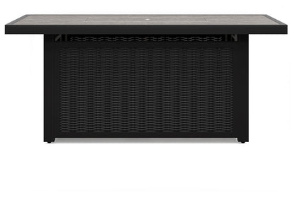 Beachcroft Black/Light Gray Outdoor Fire Pit Table - P792-773 - Bien Home Furniture &amp; Electronics