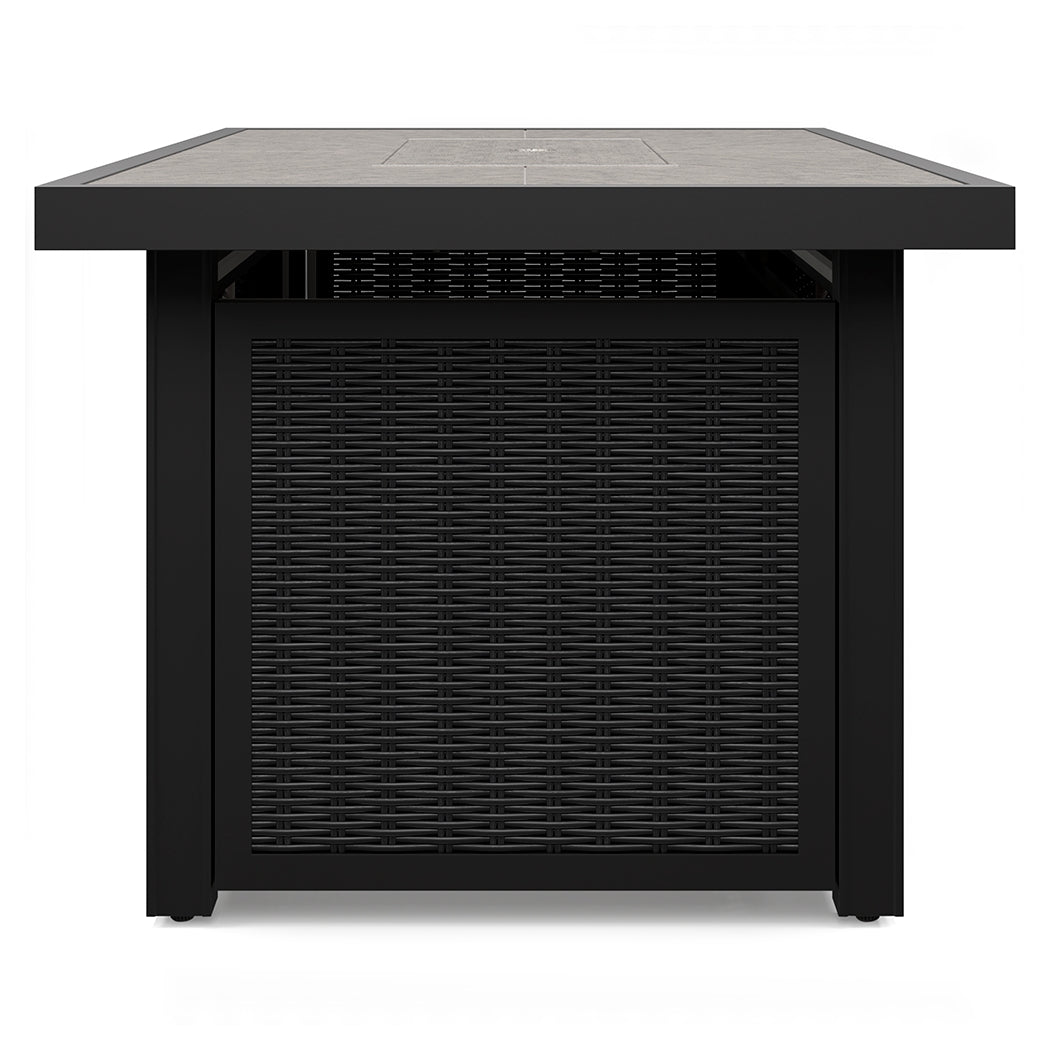 Beachcroft Black/Light Gray Outdoor Fire Pit Table - P792-773 - Bien Home Furniture &amp; Electronics