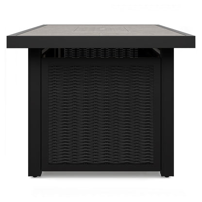Beachcroft Black/Light Gray Outdoor Fire Pit Table - P792-773 - Bien Home Furniture &amp; Electronics
