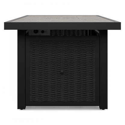 Beachcroft Black/Light Gray Outdoor Fire Pit Table - P792-773 - Bien Home Furniture &amp; Electronics