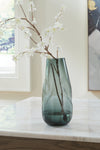 Beamund Teal Blue Vase - A2900011V - Bien Home Furniture & Electronics