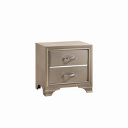 Beaumont 2-Drawer Rectangular Nightstand Champagne - 205292 - Bien Home Furniture & Electronics
