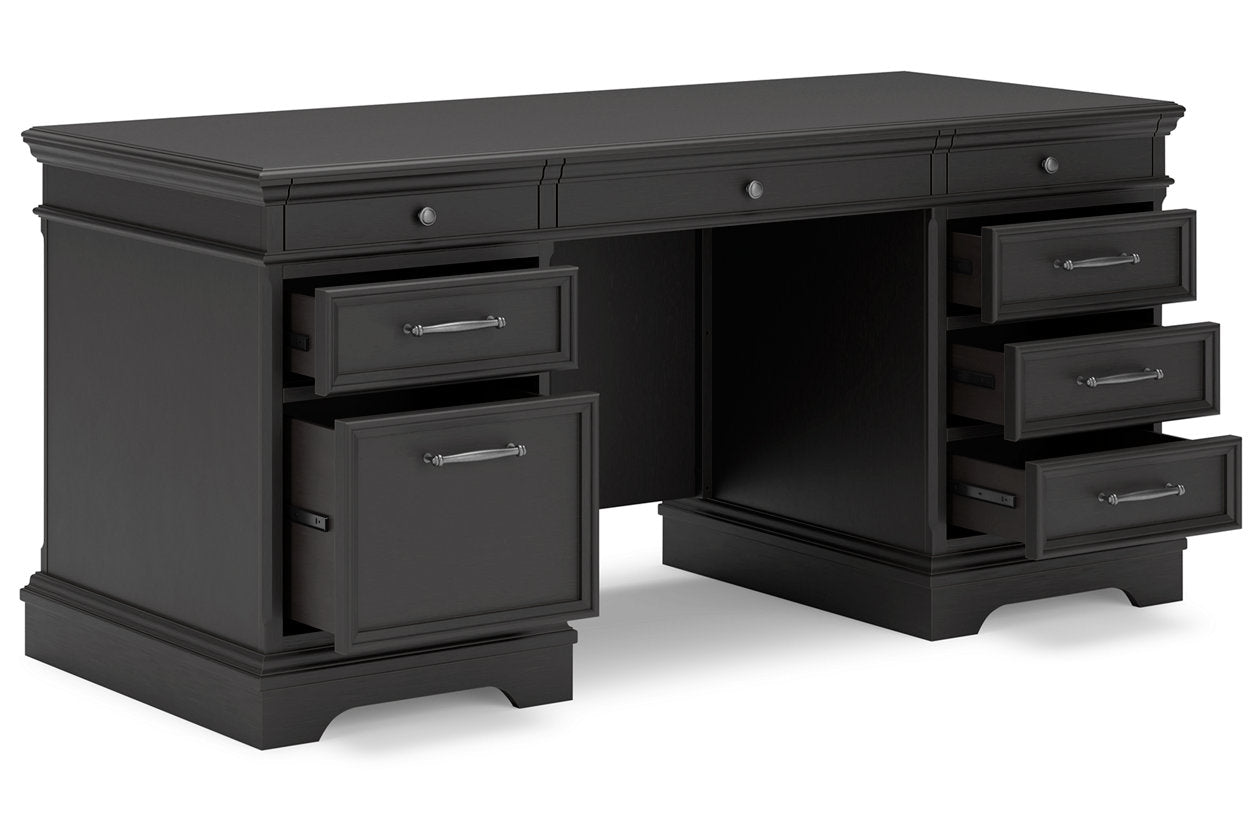 Beckincreek Black Home Office Desk - SET | H778-21L | H778-21R | H778-21T - Bien Home Furniture &amp; Electronics