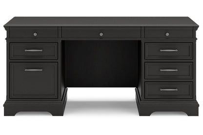 Beckincreek Black Home Office Desk - SET | H778-21L | H778-21R | H778-21T - Bien Home Furniture &amp; Electronics