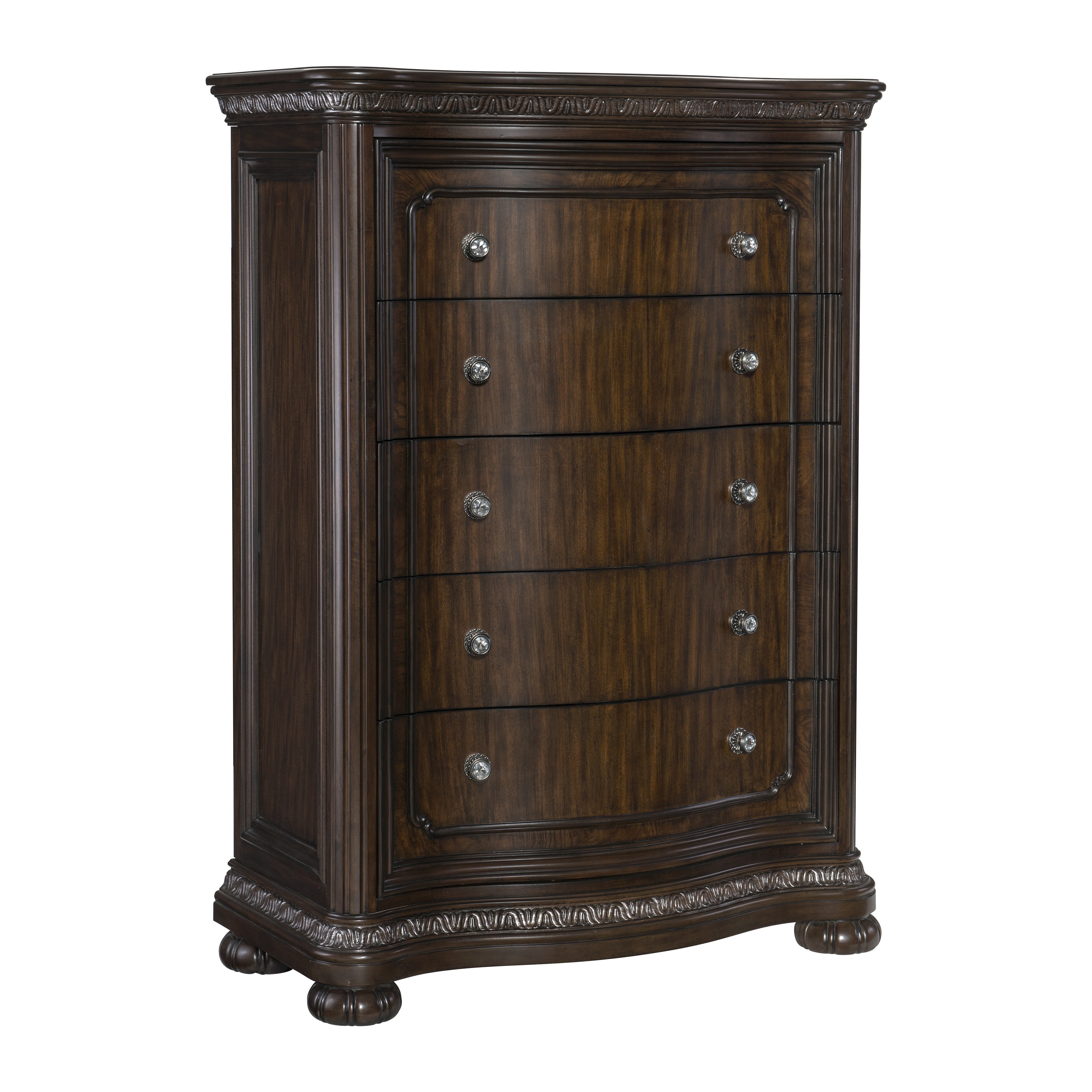 Beddington Dark Cherry Chest - 1407-9 - Bien Home Furniture &amp; Electronics