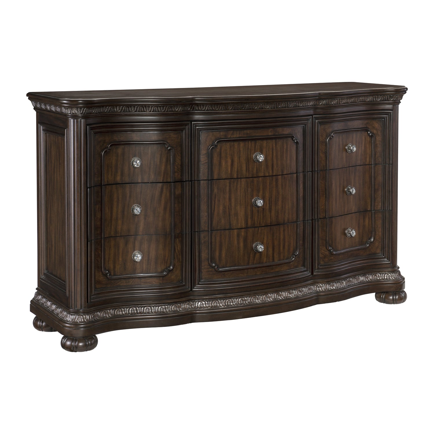 Beddington Dark Cherry Dresser - 1407-5 - Bien Home Furniture &amp; Electronics