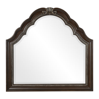 Beddington Dark Cherry Mirror (Mirror Only) - 1407-6 - Bien Home Furniture &amp; Electronics