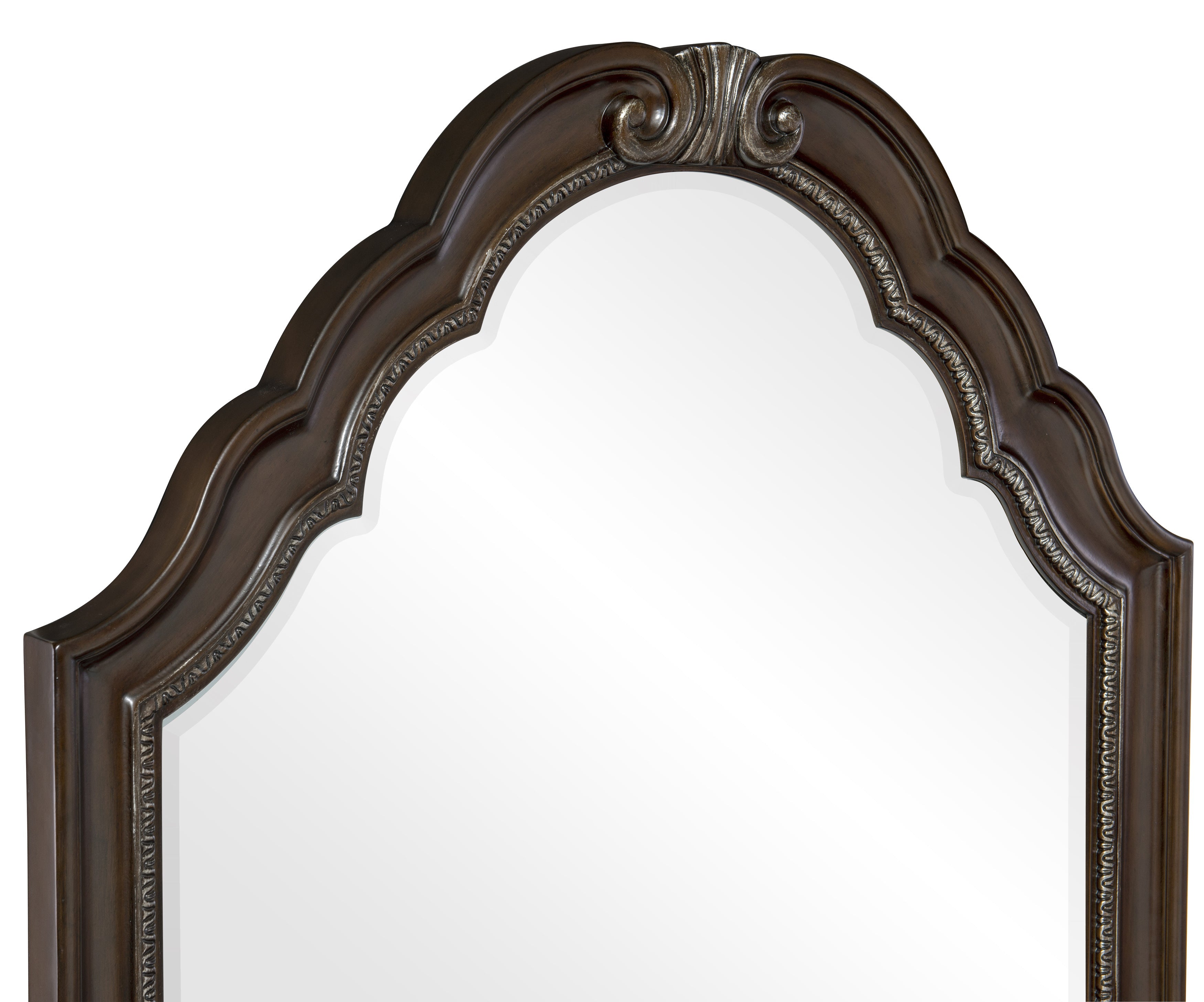 Beddington Dark Cherry Mirror (Mirror Only) - 1407-6 - Bien Home Furniture &amp; Electronics