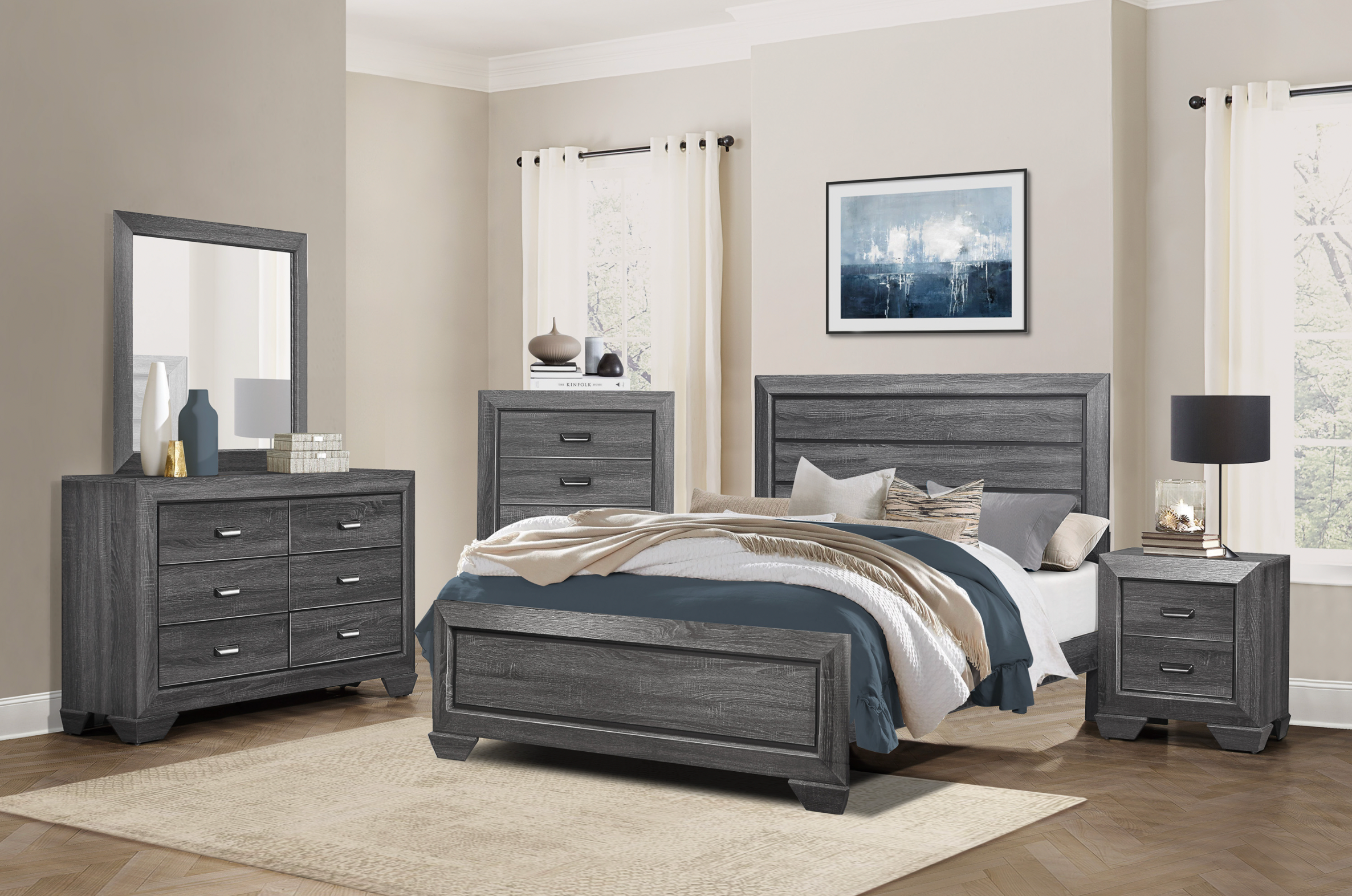 Beechnut Gray Dresser - 1904GY-5 - Bien Home Furniture &amp; Electronics