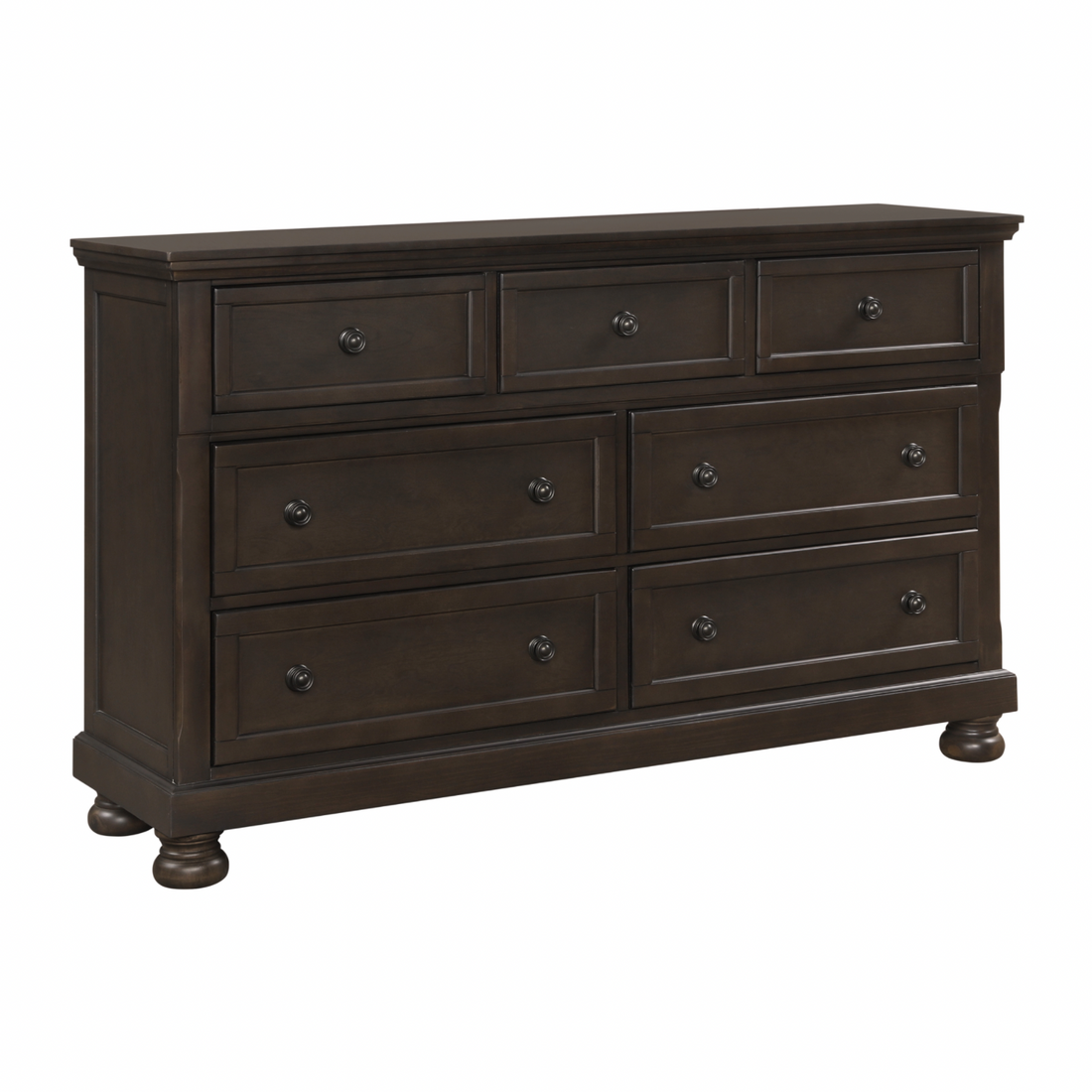 Begonia Grayish Brown Dresser - 1718GY-5 - Bien Home Furniture &amp; Electronics