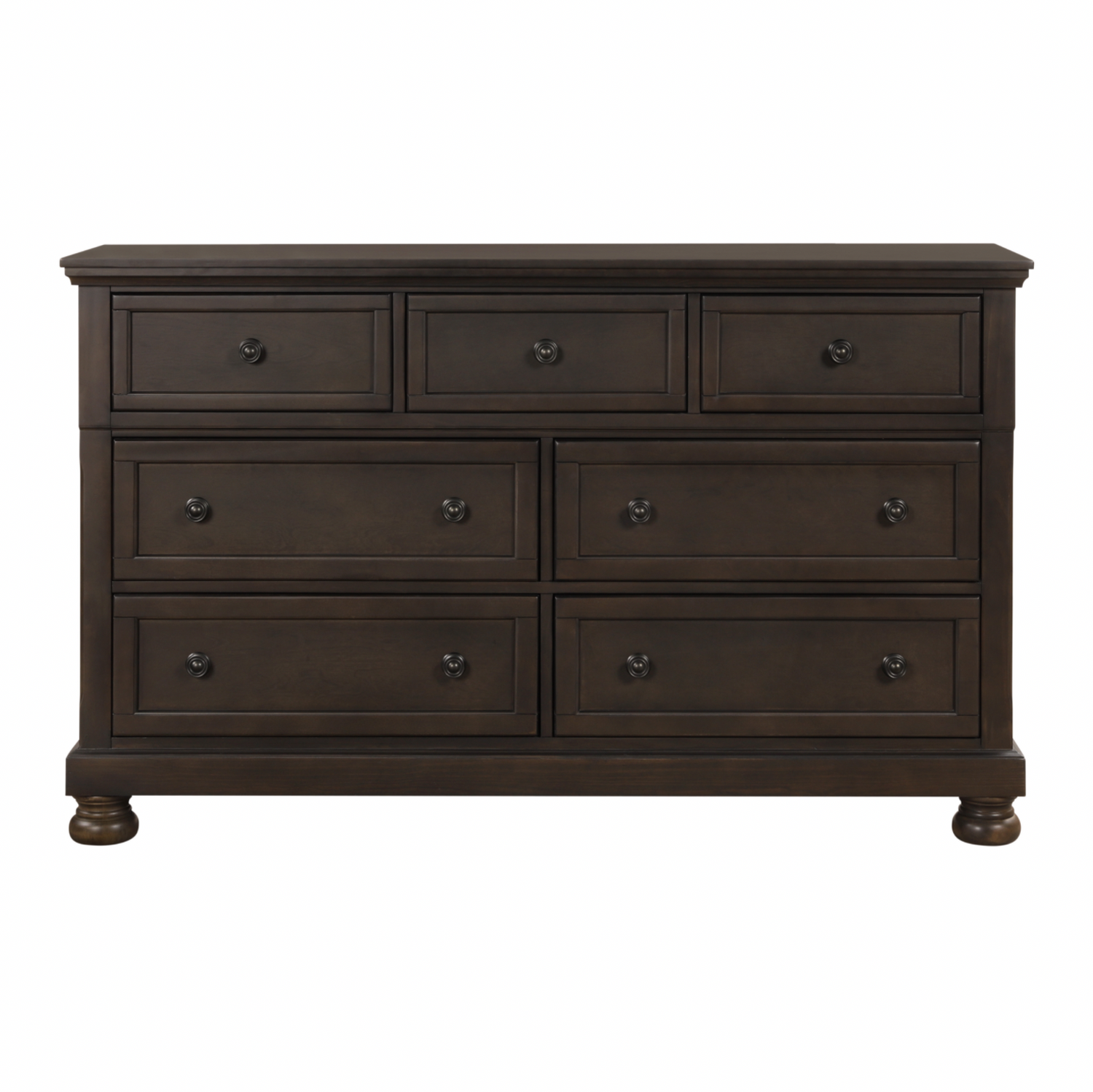 Begonia Grayish Brown Dresser - 1718GY-5 - Bien Home Furniture &amp; Electronics