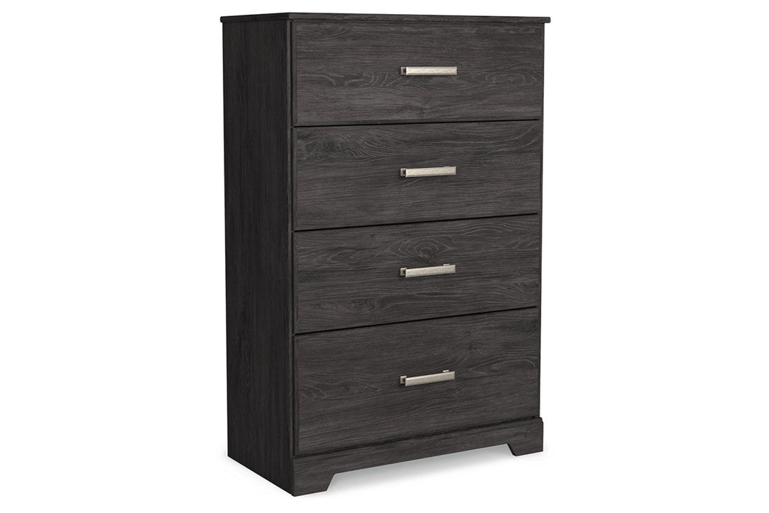 Belachime Black Chest of Drawers - B2589-44 - Bien Home Furniture &amp; Electronics