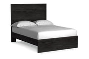 Belachime Black Full Panel Bed - SET | B2589-55 | B2589-86 - Bien Home Furniture & Electronics