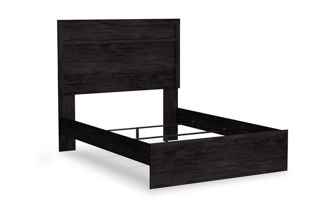 Belachime Black Full Panel Bed - SET | B2589-55 | B2589-86 - Bien Home Furniture &amp; Electronics
