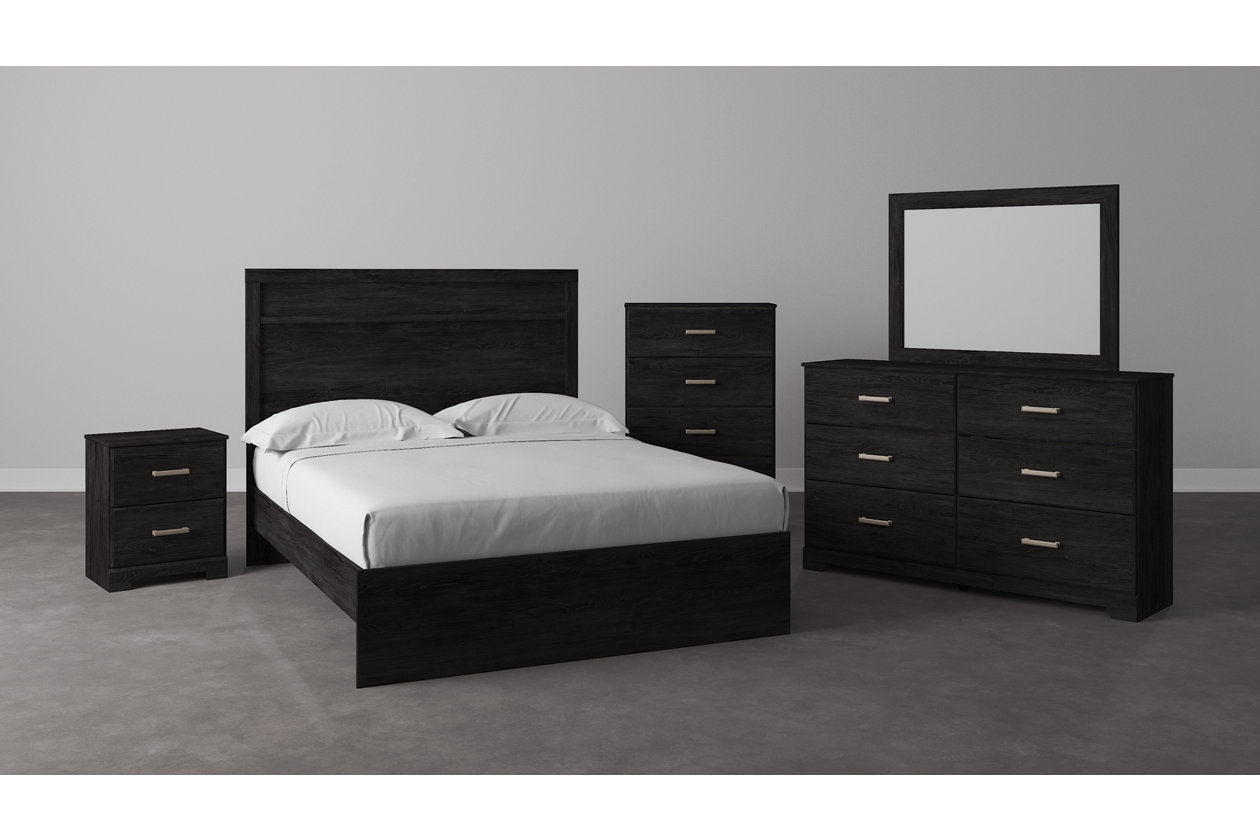 Belachime Black Full Panel Headboard/Footboard - B2589-55 - Bien Home Furniture &amp; Electronics