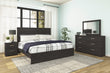 Belachime Black Panel Bedroom Set - SET | B2589-72 | B2589-97 | B2589-31 | B2589-36 | B2589-92 | B2589-44 - Bien Home Furniture & Electronics