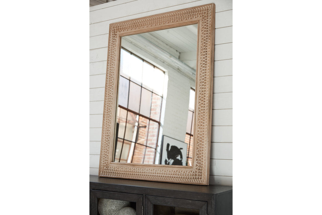 Belenburg Washed Brown Accent Mirror - A8010273 - Bien Home Furniture &amp; Electronics