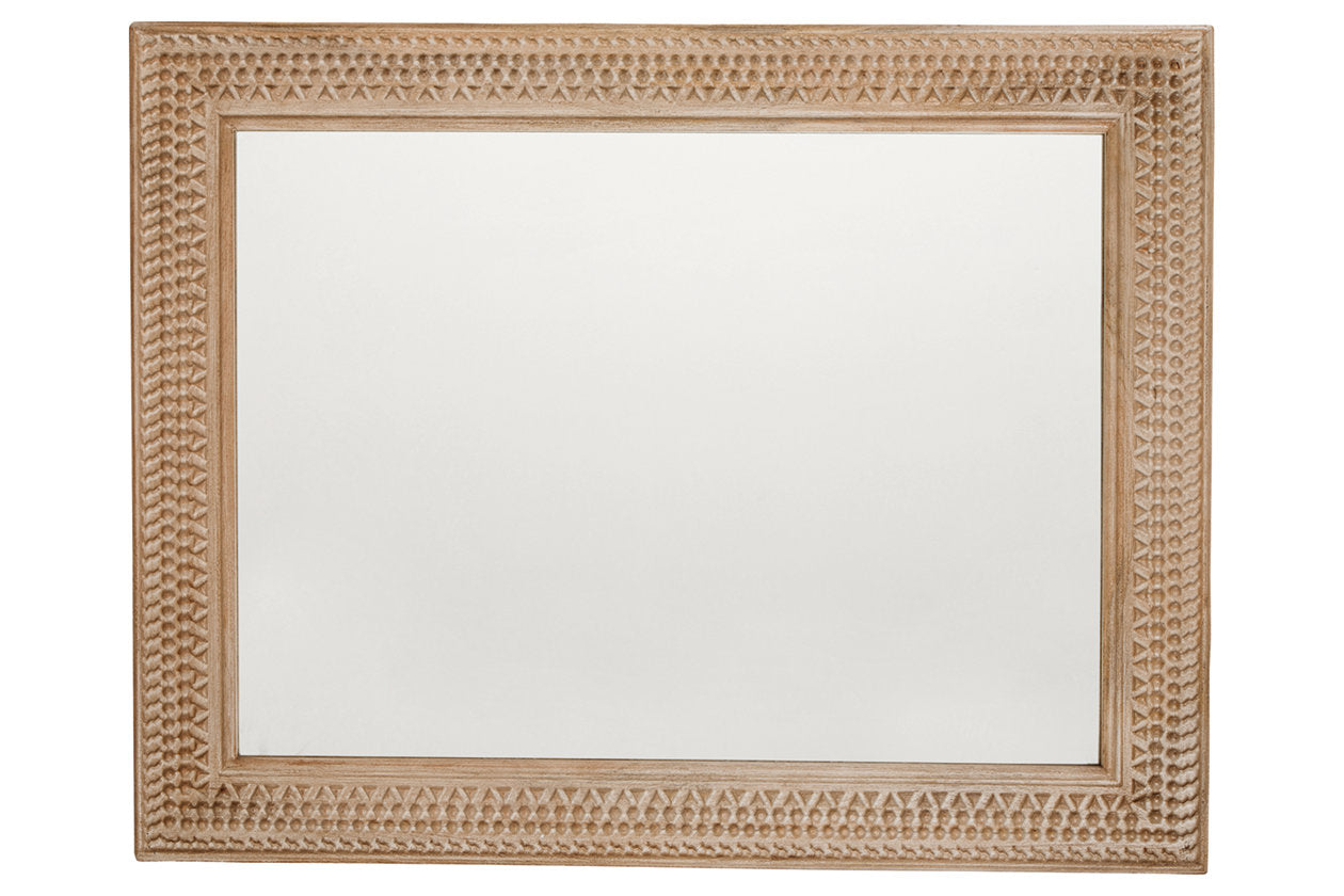 Belenburg Washed Brown Accent Mirror - A8010273 - Bien Home Furniture &amp; Electronics
