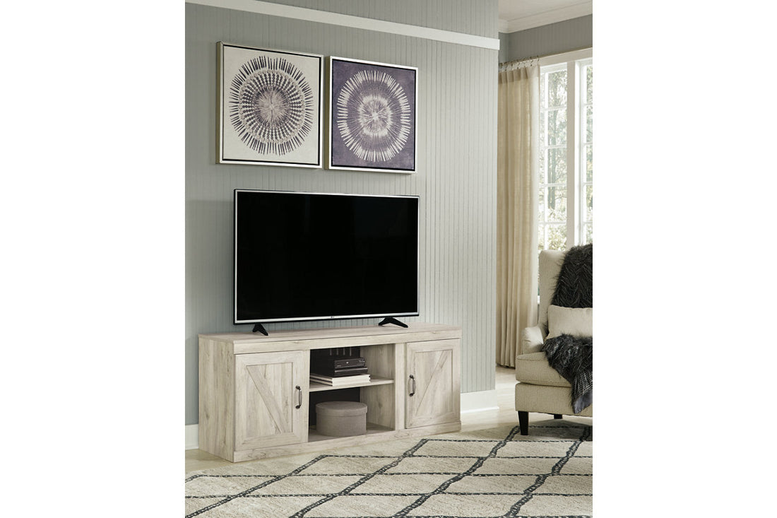 Bellaby Whitewash 60" TV Stand - EW0331-268 - Bien Home Furniture & Electronics