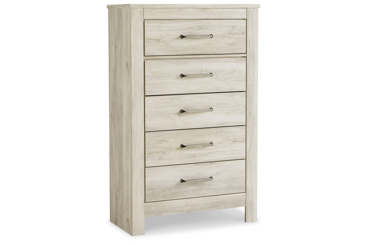 Bellaby Whitewash Chest of Drawers - B331-46 - Bien Home Furniture &amp; Electronics