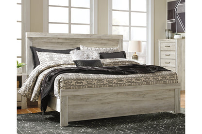 Bellaby Whitewash King Panel Bed - SET | B331-56 | B331-58 | B331-97 - Bien Home Furniture &amp; Electronics