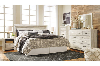 Bellaby Whitewash King Panel Headboard - B331-58 - Bien Home Furniture &amp; Electronics