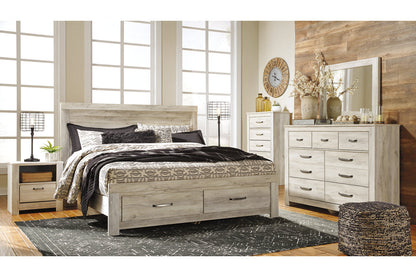 Bellaby Whitewash King Panel Headboard - B331-58 - Bien Home Furniture &amp; Electronics