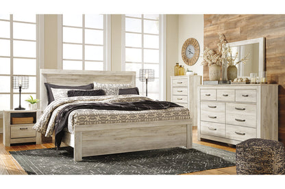 Bellaby Whitewash King Panel Headboard - B331-58 - Bien Home Furniture &amp; Electronics